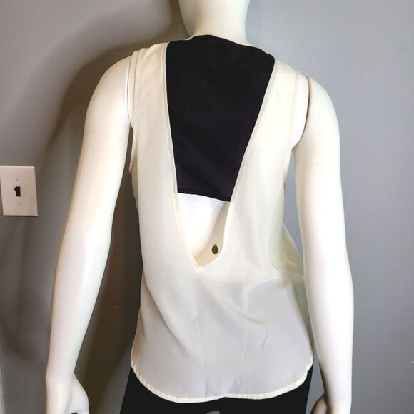 BCBGENERATION Top Blouse Colorblock Blouse sz Medium - Picture 8 of 10